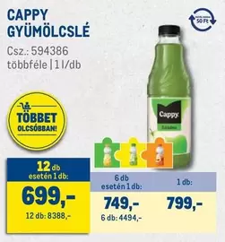 CAPPY GYÜMÖLCSLÉ Csz.: 594386