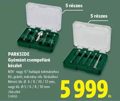 Gyémánt csempefúró készlet