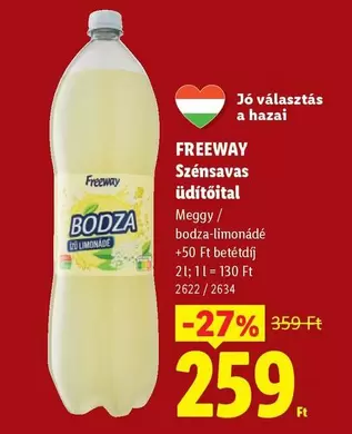 BODZA Szénsavas üdítőital