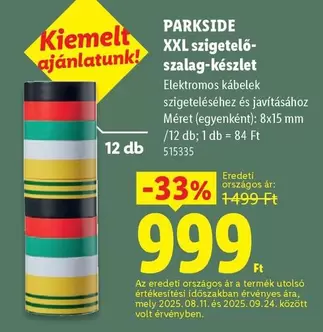 Xxl - XXL szigetelő-szalag-készlet Elektromos kábelek szigeteléséhez és javításához