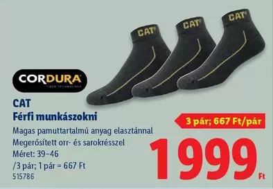Férfi munkazokni