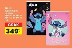 Stitch - tüzött füzet