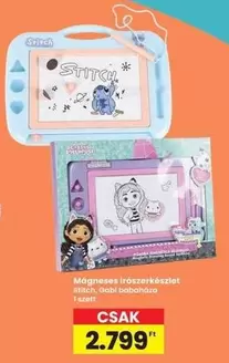 Stitch - Mágneses írószkészlet , Doki babaház