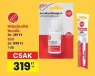 Hibajavító festék toll