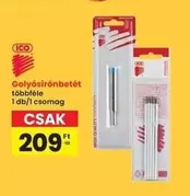Golyósirónbetét többféle