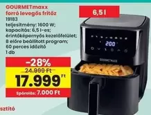 forró levegős fritőz 19183