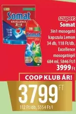 3in1 mosogató kapszula Lemon