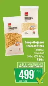 Coop száraztészta