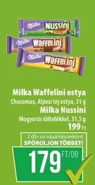 Waffelini ostya Chocomax, Alpesi tej ostya, Nussini