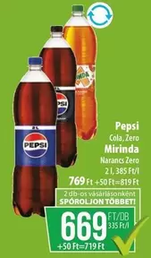 Cola, Zero, Mirinda Narancs Zero