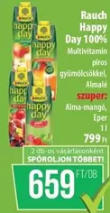 Happy Day 100% Multivitamin piros gyümölcsökkel, Almá