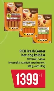 Fresh Corner hot-dog kolbász