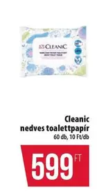 nedves toalettpapír