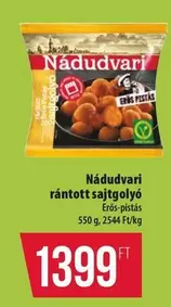 rántott sajtgolyó Erős-pistás