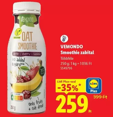 Apple - Oat Smoothie