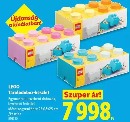 Lego - Tárolódoboz-készlet