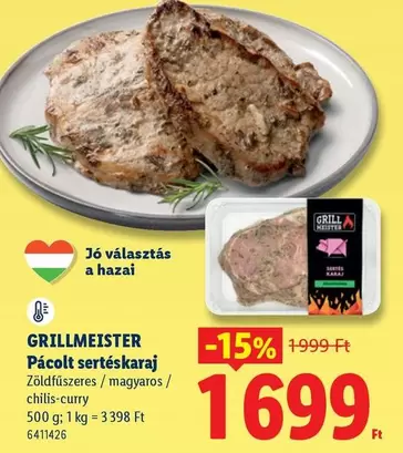 Pácolt sertéskaraj