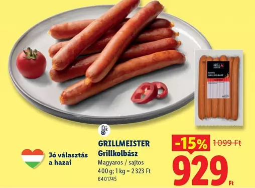 Grillmeister Grillkolbász