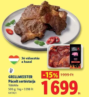 Pácolt sertéstarja Többféle