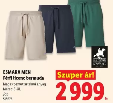 Férfi Llicenc Bermuda