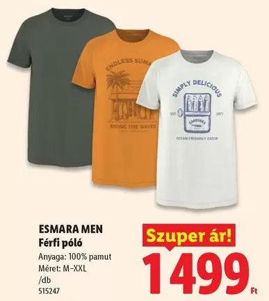 ESMARA MEN Férfi póló