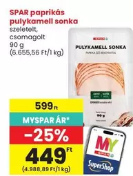 paprikás pulykamell sonka szeletelt, csomagolt