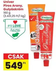 Piros Arany, Gulyáskrém