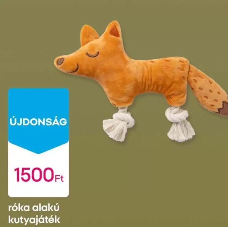 róka alakú kutyajáték