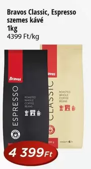 Bravos Classic, Espresso szemes kávé