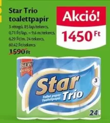 Star - Trio toalettpapír