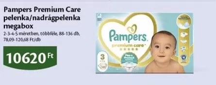 Flex - Pampers Premium Care pelenka/nadrágpelenka megabox