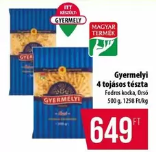 4 tojásos tészta