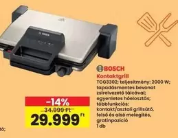 Bosch - Kontaktgrill TCG3302