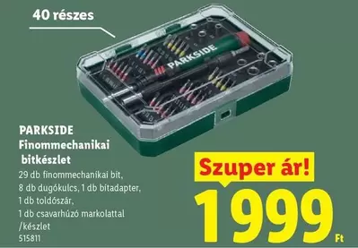 Finommechanikai bitkészlet