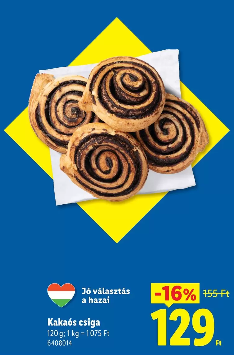 Kakaós csiga