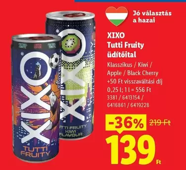 Apple - Tutti Fruity üdítőital