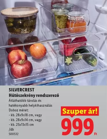 Hűtőszekrény rendszerező
