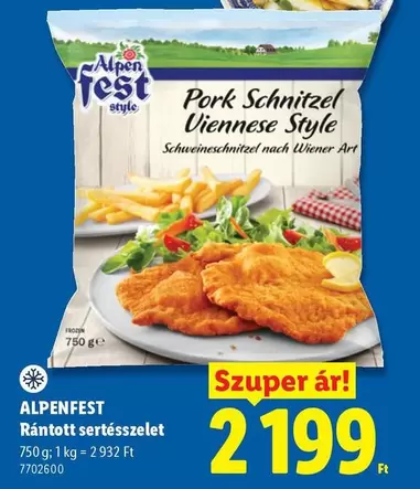 Art - Pork Schnitzel Viennese Style
