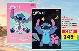 Disney - Stitch tüzött füzet