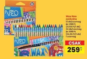 Wax Neo zsírkrét