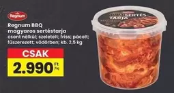 BBQ magyaros sertéstalja