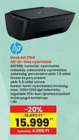 Hp - DeskJet 2910 All-in-One nyomtató