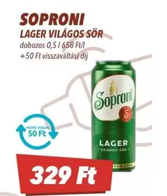 LAGER VILÁGOS SÖR