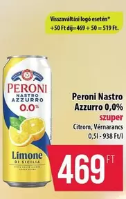 Nastro Azzurro 0,0%
