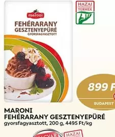 FEHÉRARANY GESZTENYEPÜRÉ