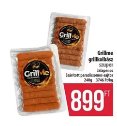 grillkolbász szuper Jalapenos