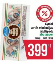 sertés mini májas Multipack