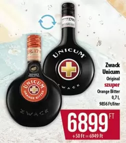 Unicum Original Orange Bitter