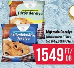 Jégtrade Derelye Szilvalekváros / Túrós