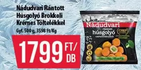 Nádudvari Rántott Húsgolyó Brokkoli Krémes Töltelékkel